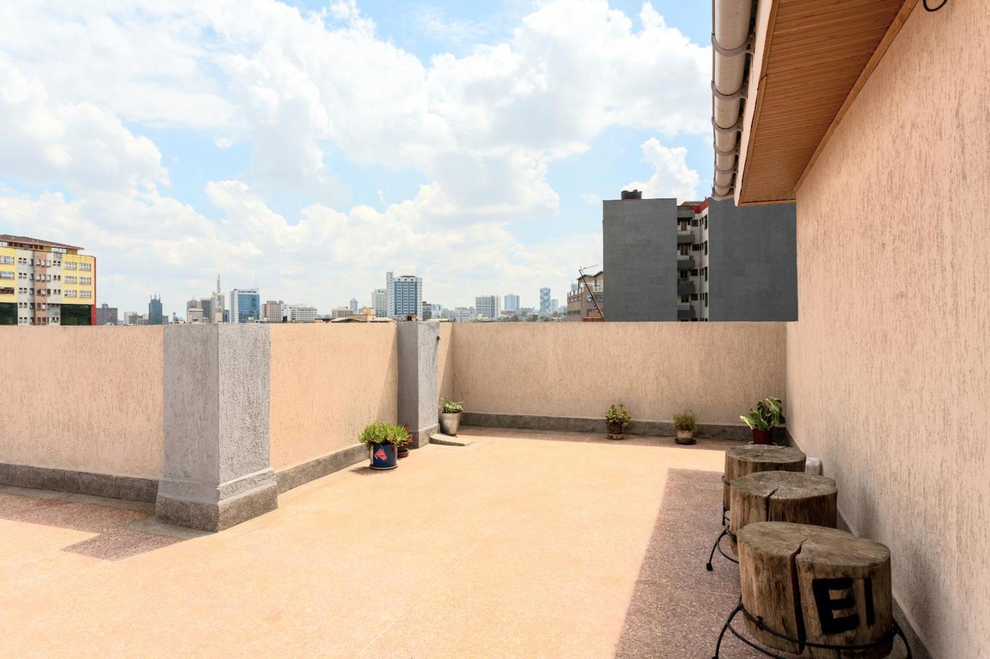 ניירובי Penthouse Rooftop Studio With King Bed מראה חיצוני תמונה
